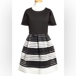 Blush by Us Angels scuba fit & flare dress